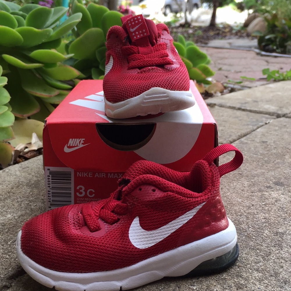 Toddler 3c Nike air max in red